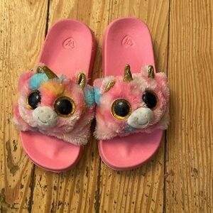 TY unicorn stuffy slides
